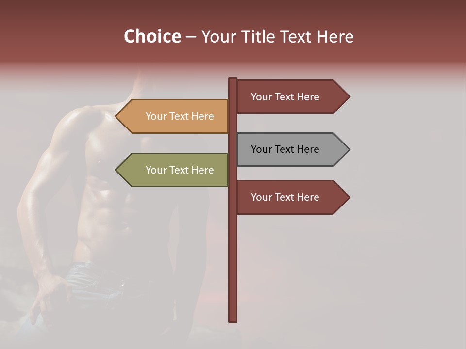 Jeans Sky Chest PowerPoint Template