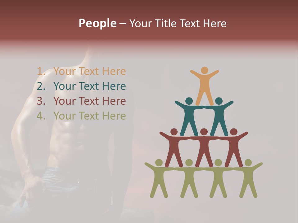 Jeans Sky Chest PowerPoint Template