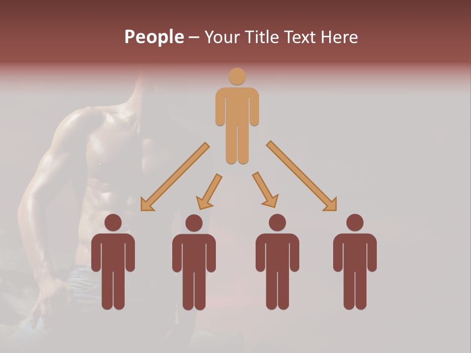 Jeans Sky Chest PowerPoint Template