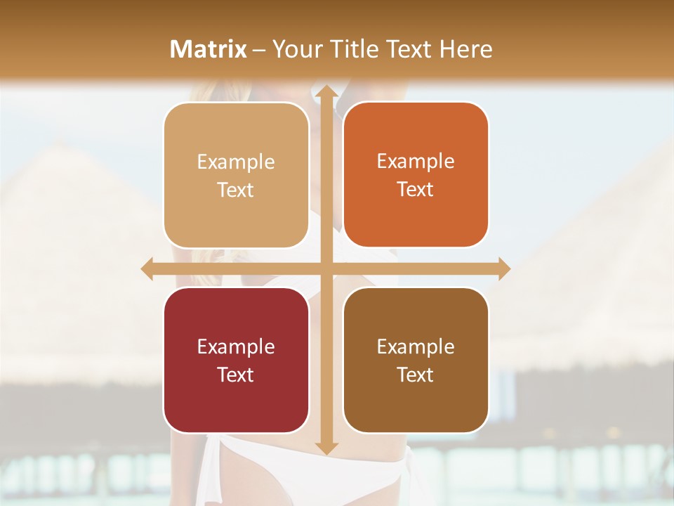 Nature Paradise Sea PowerPoint Template