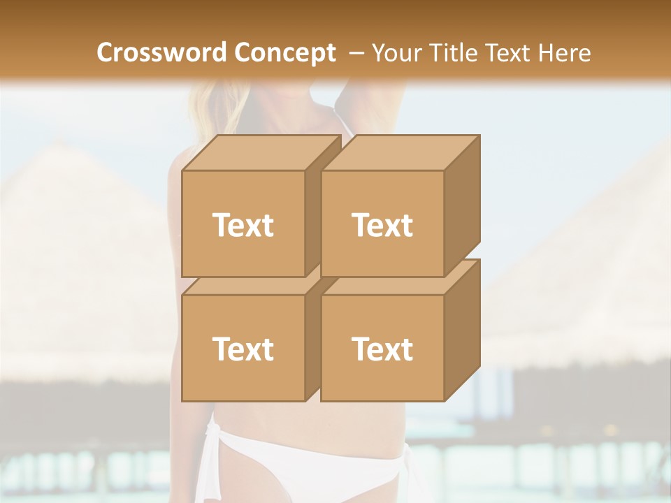 Nature Paradise Sea PowerPoint Template