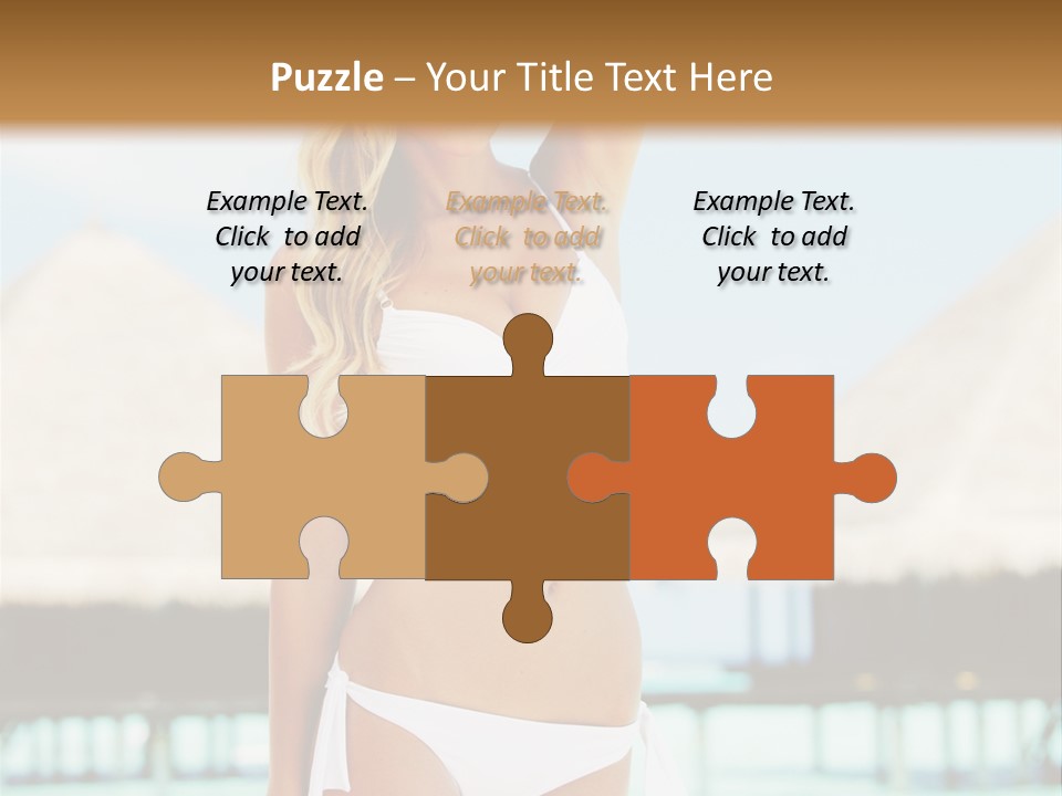 Nature Paradise Sea PowerPoint Template