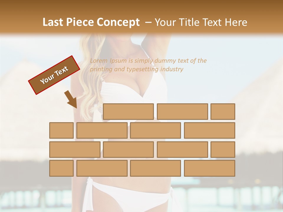 Nature Paradise Sea PowerPoint Template