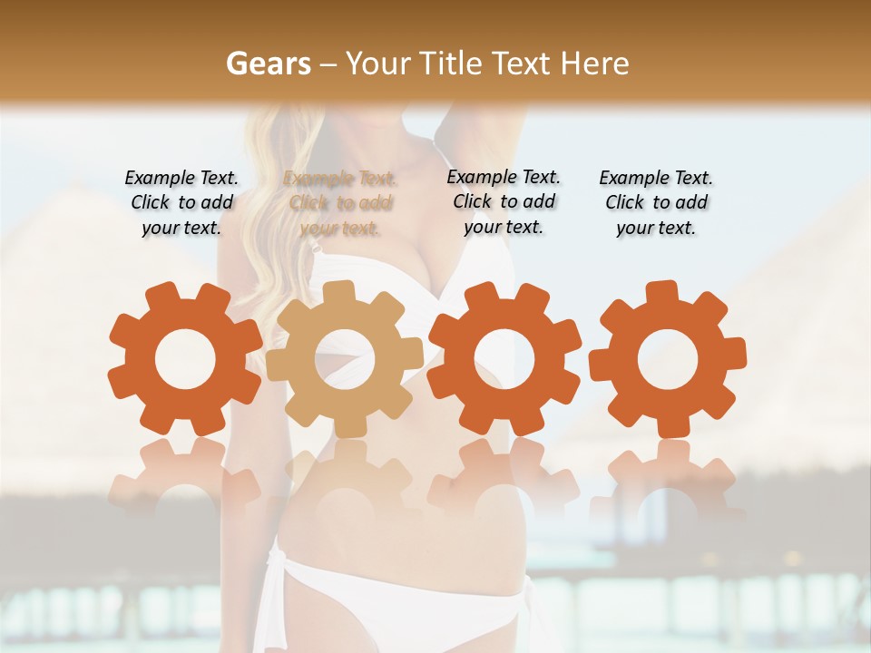 Nature Paradise Sea PowerPoint Template