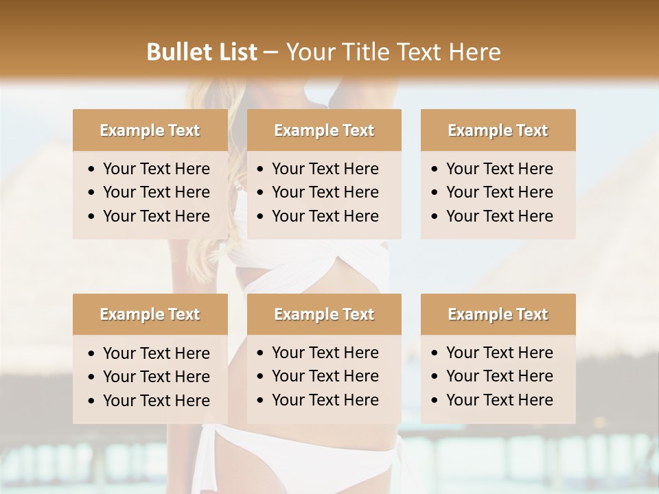 Nature Paradise Sea PowerPoint Template