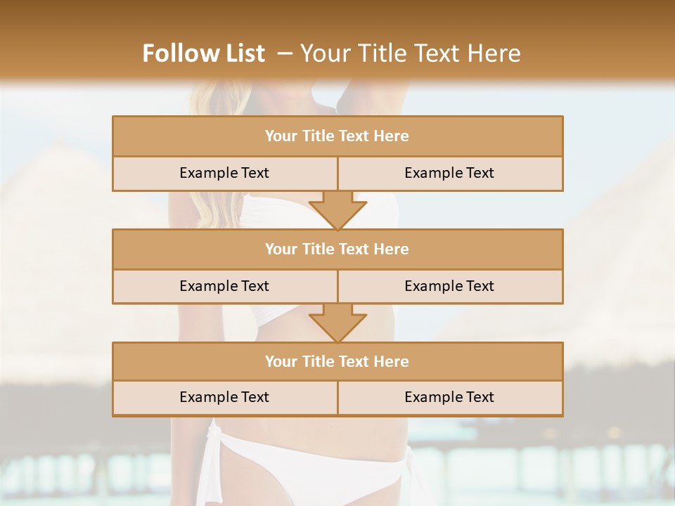 Nature Paradise Sea PowerPoint Template