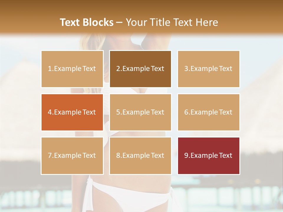 Nature Paradise Sea PowerPoint Template