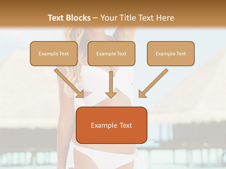 Nature Paradise Sea PowerPoint Template