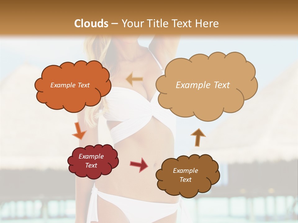 Nature Paradise Sea PowerPoint Template