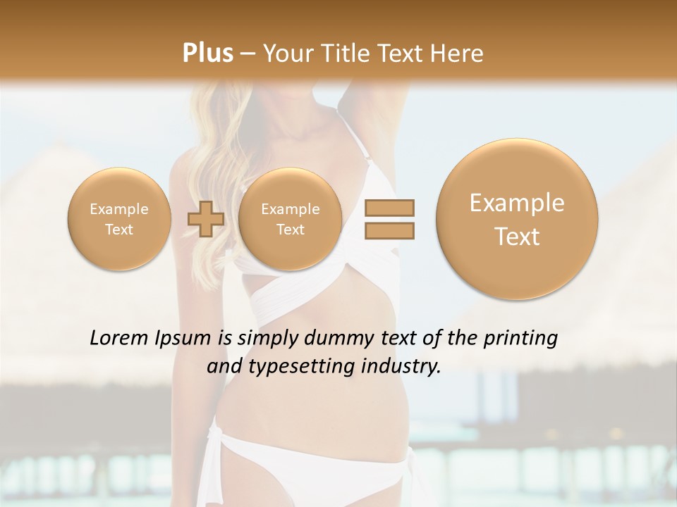 Nature Paradise Sea PowerPoint Template