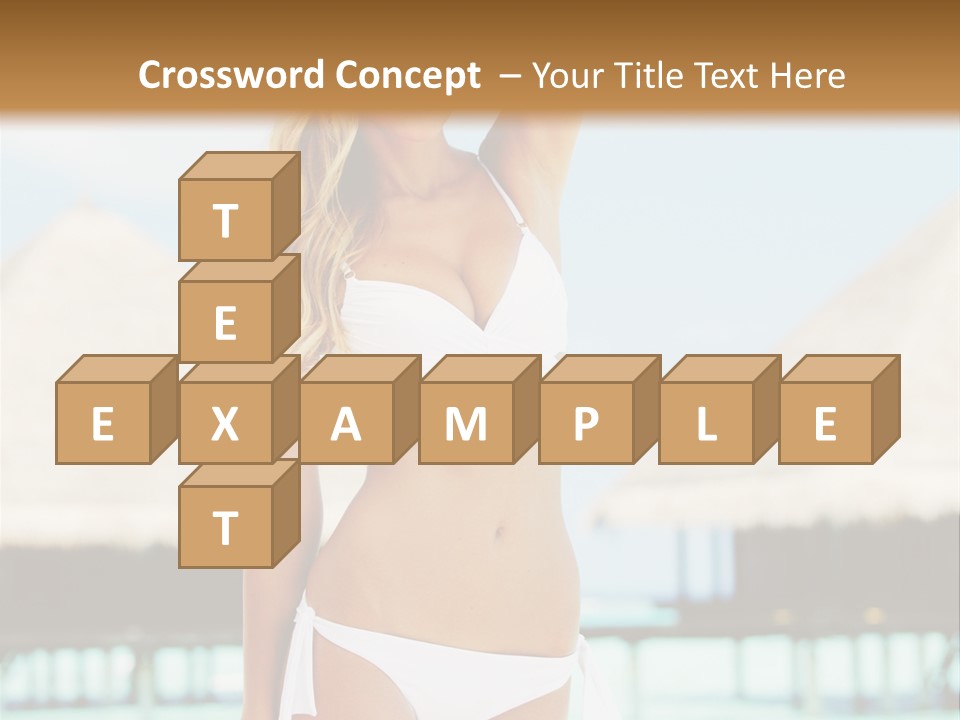 Nature Paradise Sea PowerPoint Template