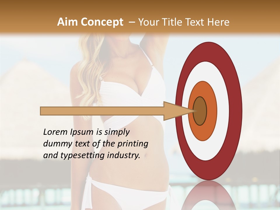 Nature Paradise Sea PowerPoint Template