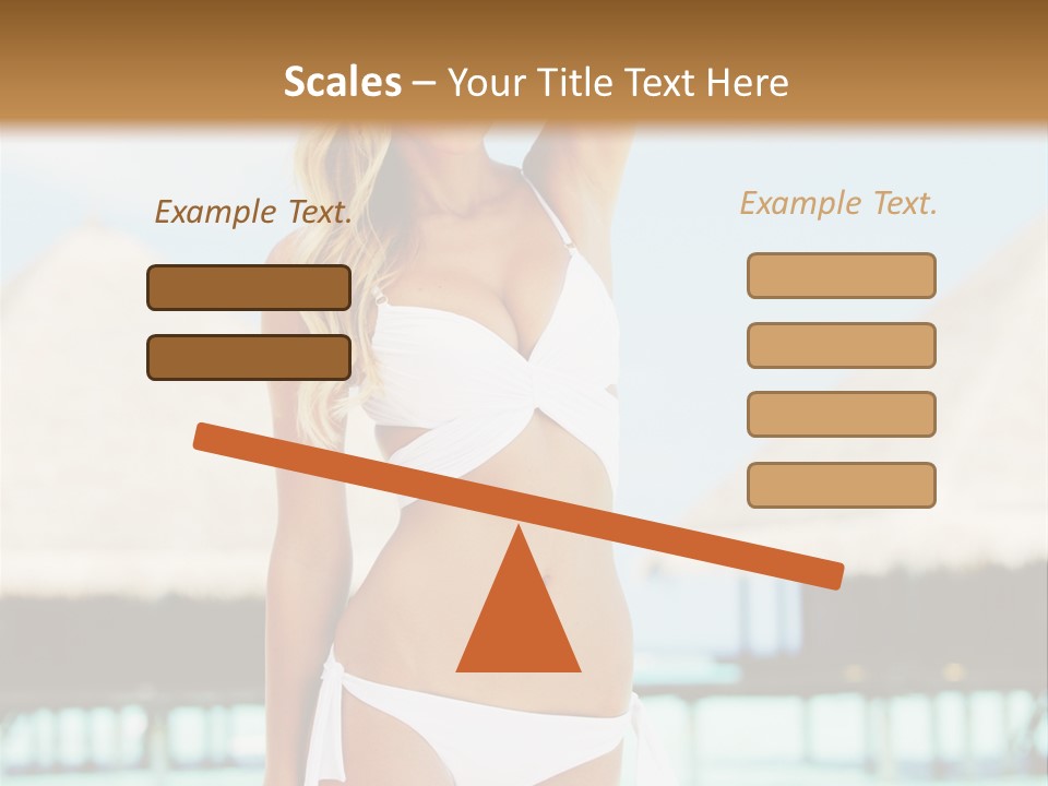 Nature Paradise Sea PowerPoint Template