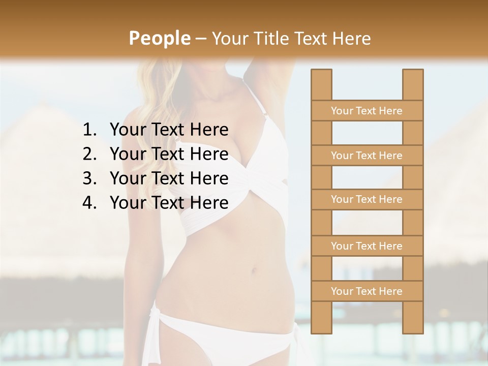 Nature Paradise Sea PowerPoint Template