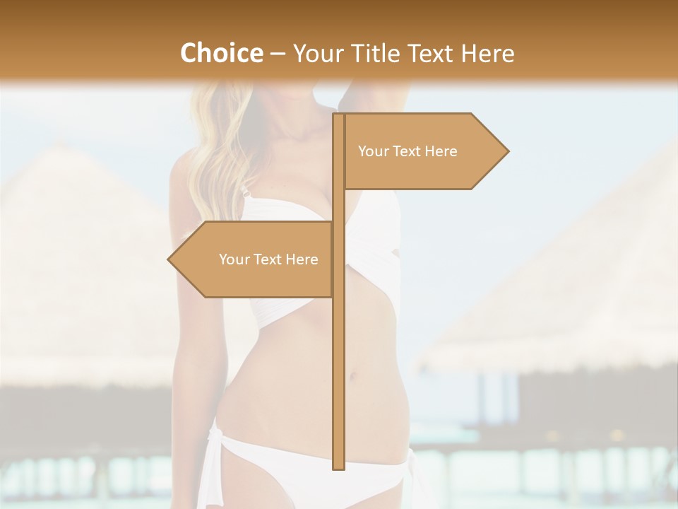 Nature Paradise Sea PowerPoint Template