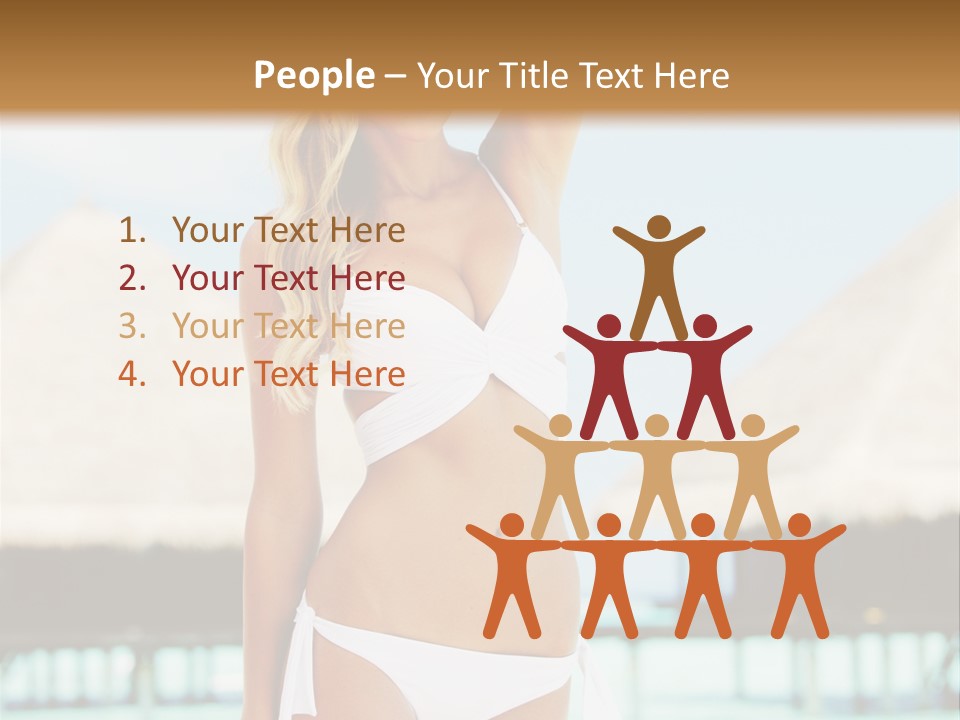 Nature Paradise Sea PowerPoint Template