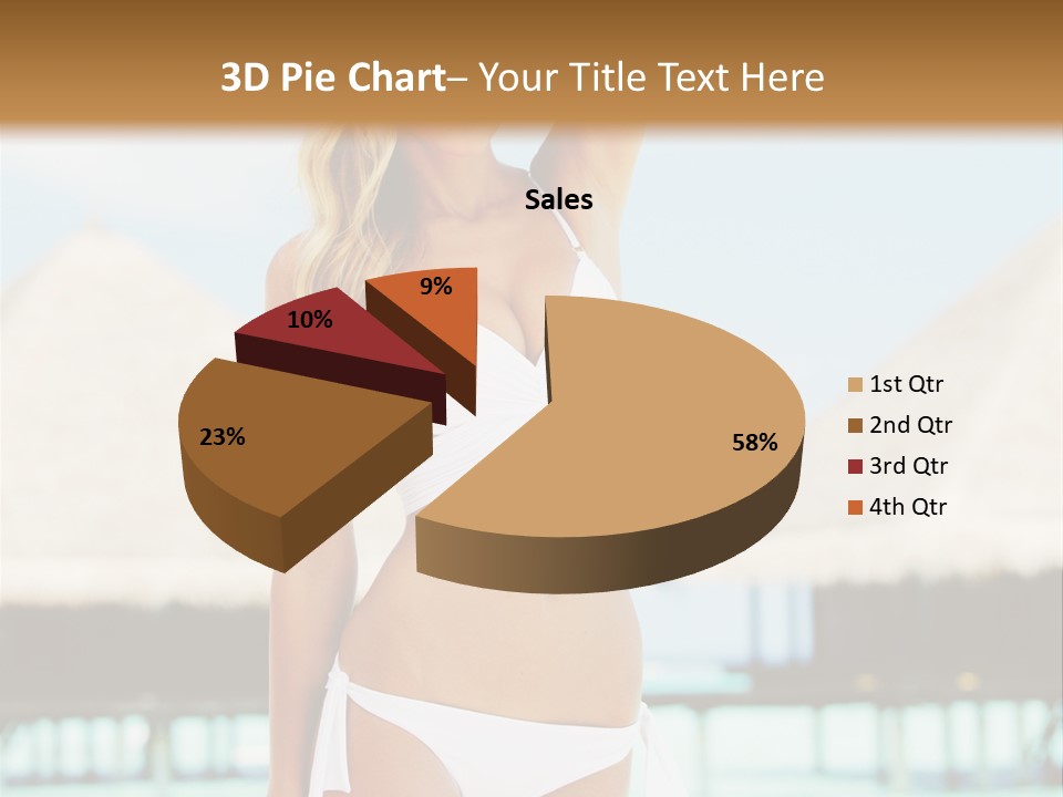 Nature Paradise Sea PowerPoint Template