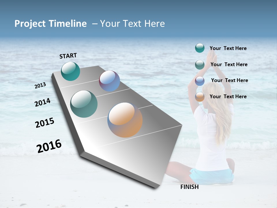 Fit Caucasian Healthy PowerPoint Template