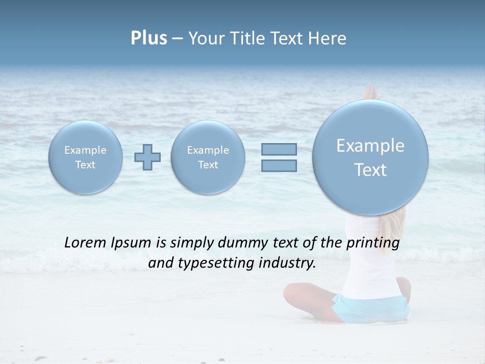 Fit Caucasian Healthy PowerPoint Template