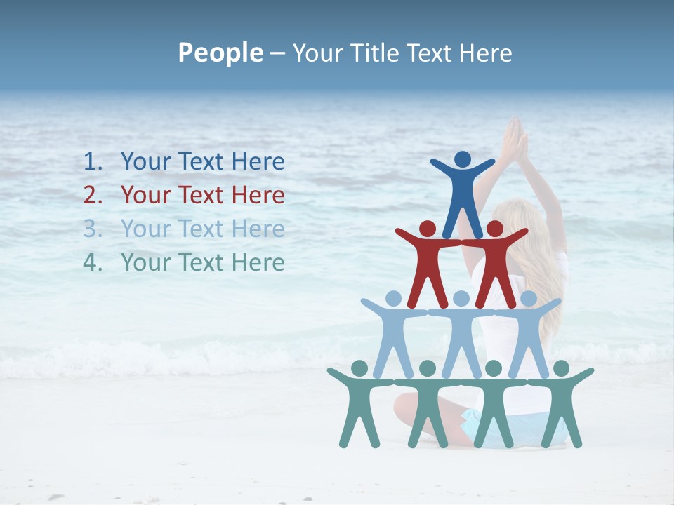 Fit Caucasian Healthy PowerPoint Template