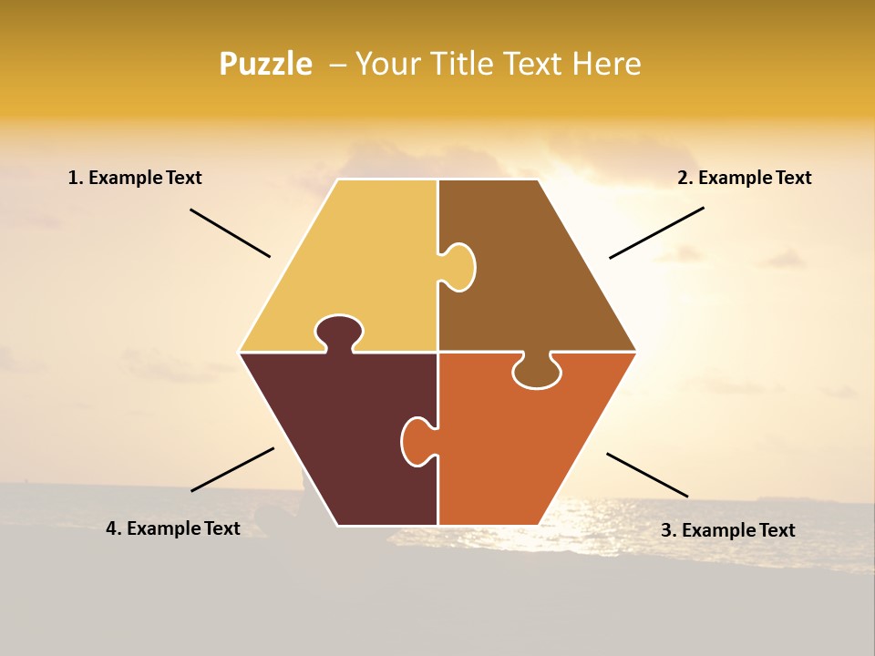 Training Tropical Meditation PowerPoint Template