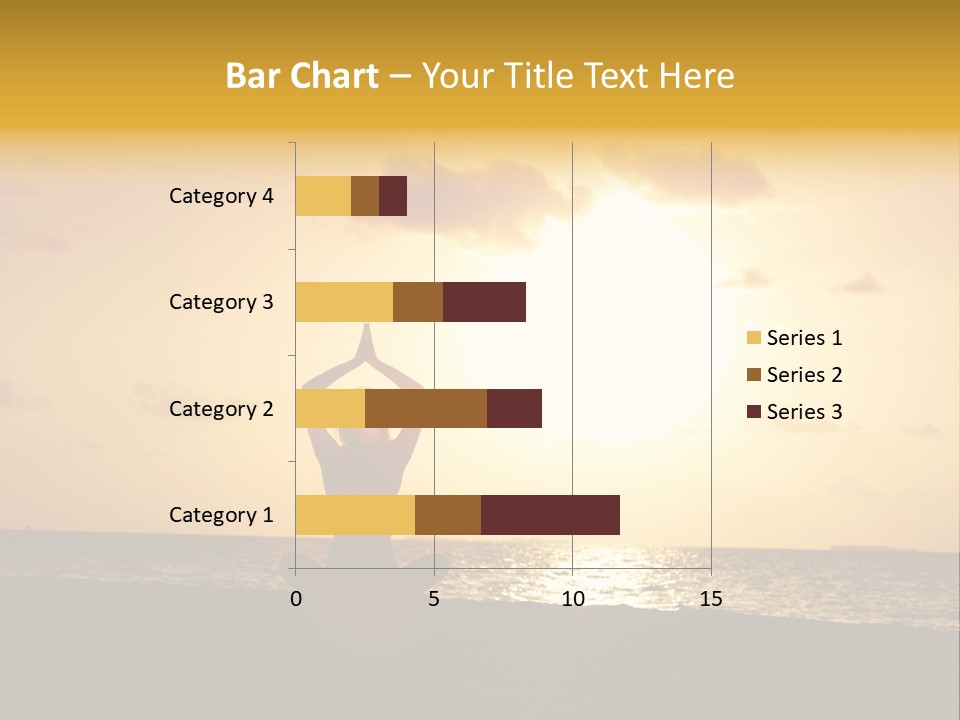 Training Tropical Meditation PowerPoint Template