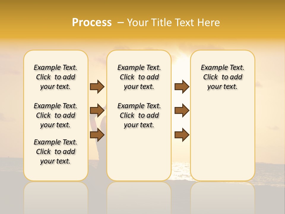 Training Tropical Meditation PowerPoint Template