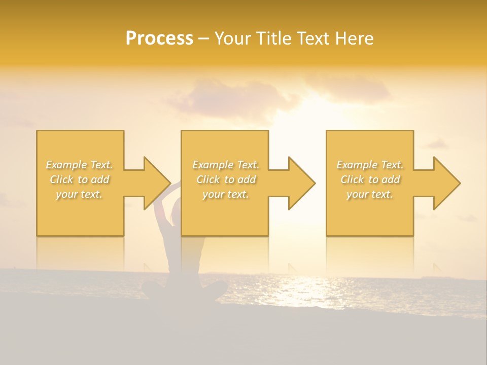Training Tropical Meditation PowerPoint Template