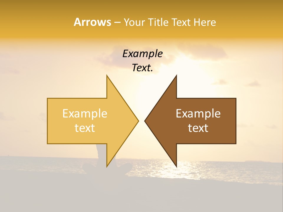 Training Tropical Meditation PowerPoint Template