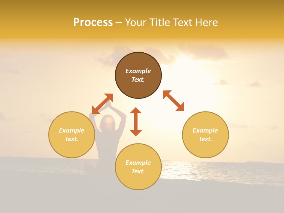Training Tropical Meditation PowerPoint Template