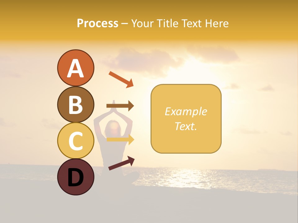 Training Tropical Meditation PowerPoint Template