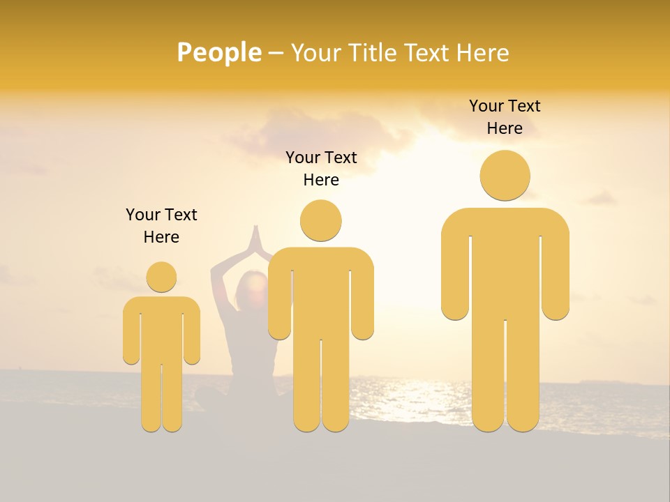 Training Tropical Meditation PowerPoint Template