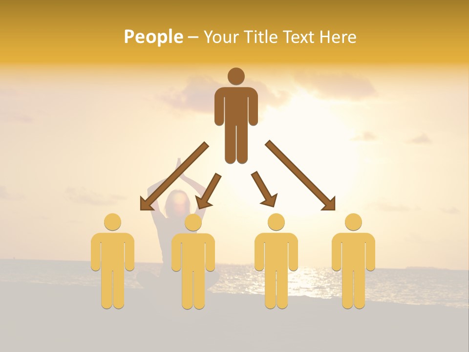 Training Tropical Meditation PowerPoint Template