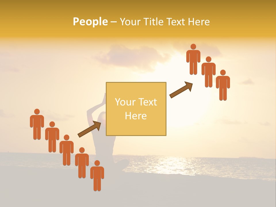 Training Tropical Meditation PowerPoint Template