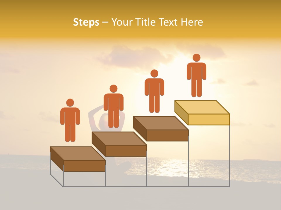 Training Tropical Meditation PowerPoint Template