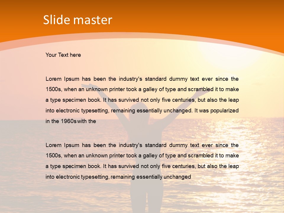Summer Beach Body PowerPoint Template