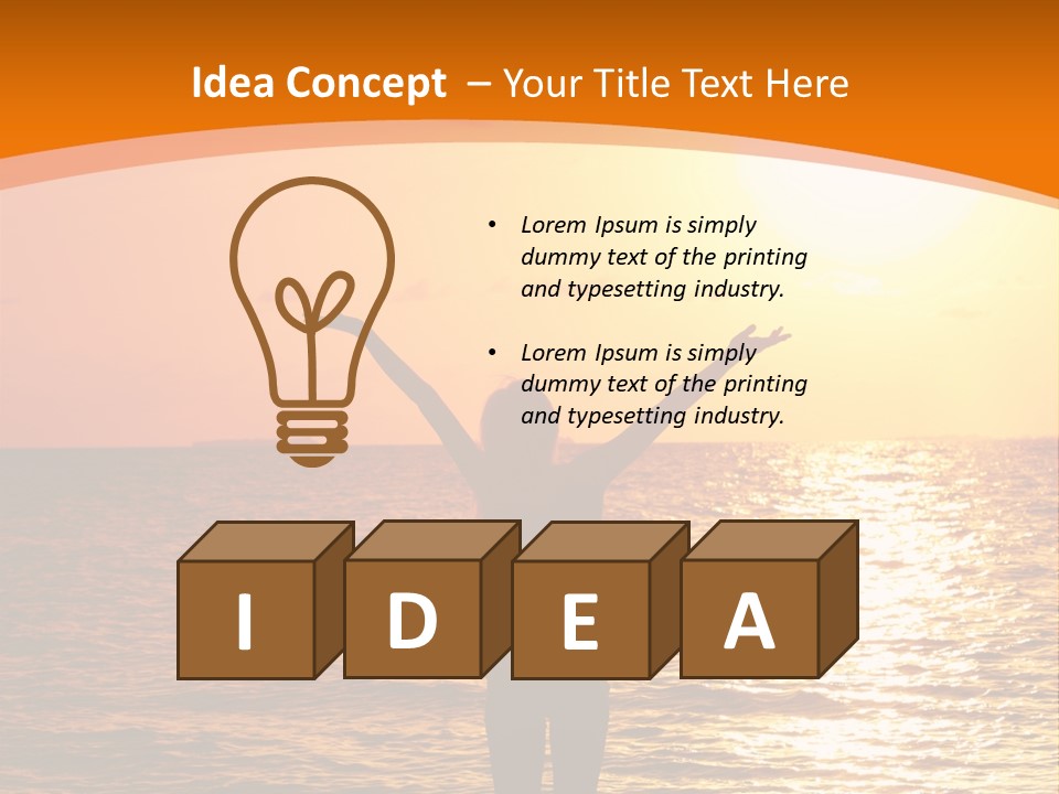 Summer Beach Body PowerPoint Template