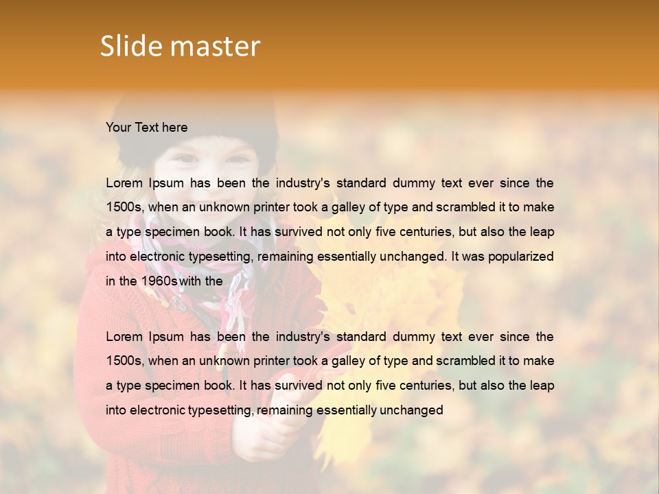 Beautiful Gold Pretty PowerPoint Template