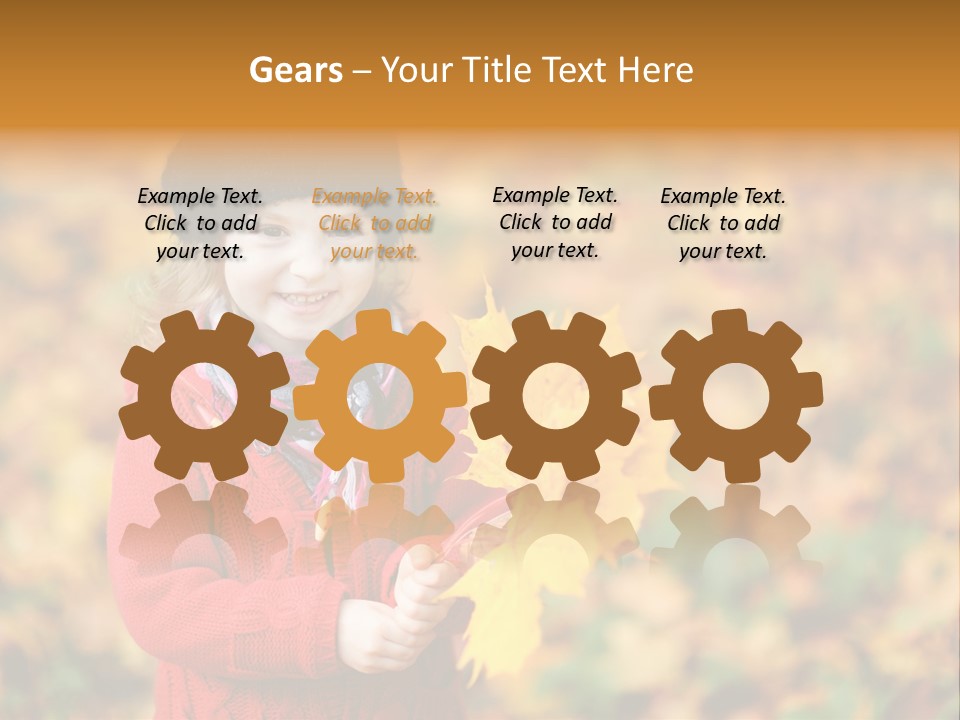 Beautiful Gold Pretty PowerPoint Template