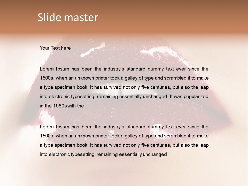 Beautiful Skin Skincare PowerPoint Template