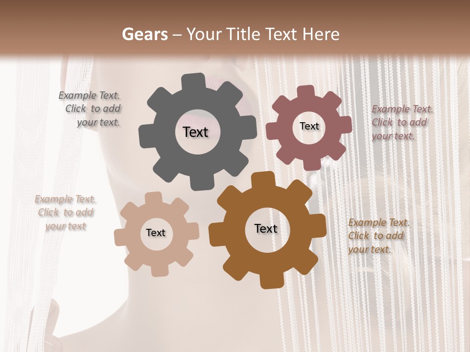 Curtain Glamour Attractive PowerPoint Template