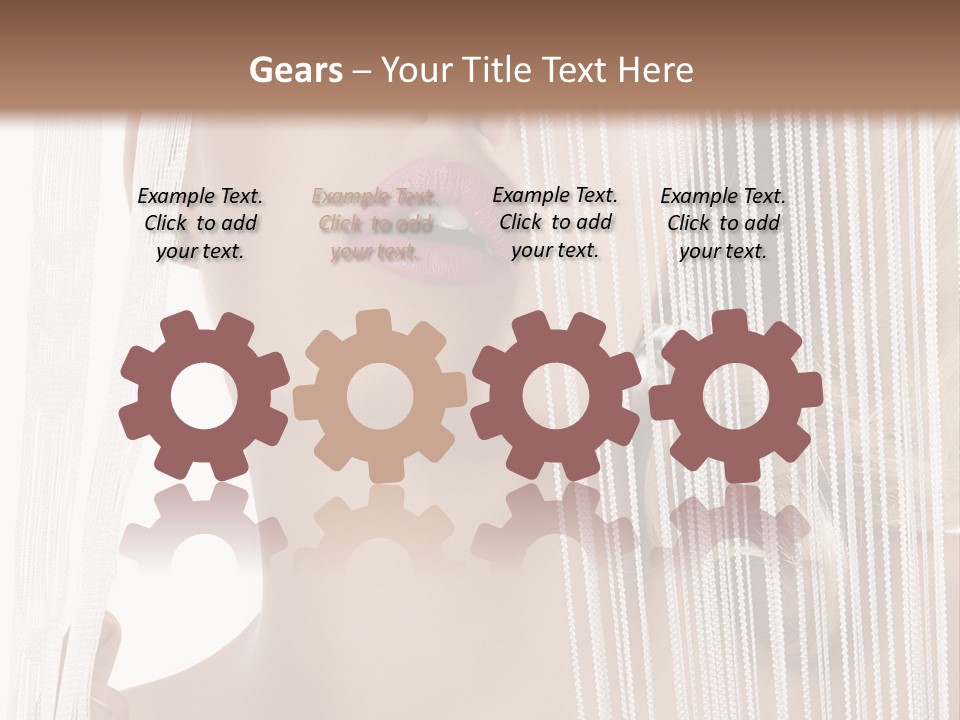 Curtain Glamour Attractive PowerPoint Template