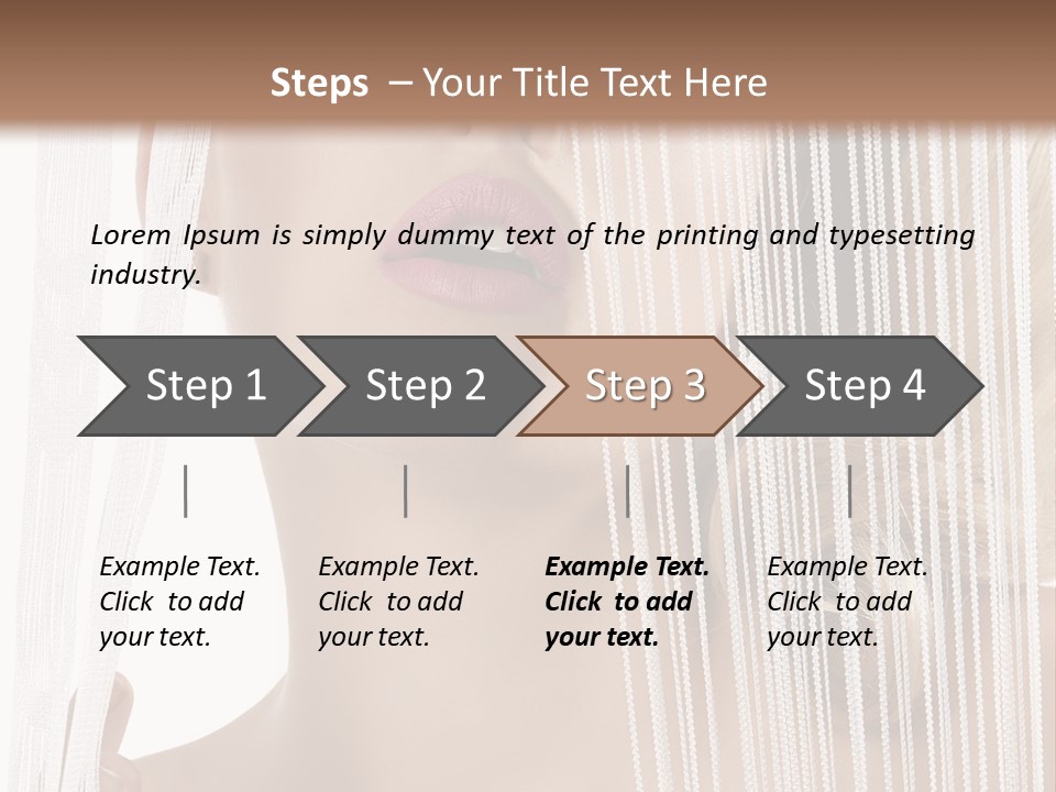 Curtain Glamour Attractive PowerPoint Template