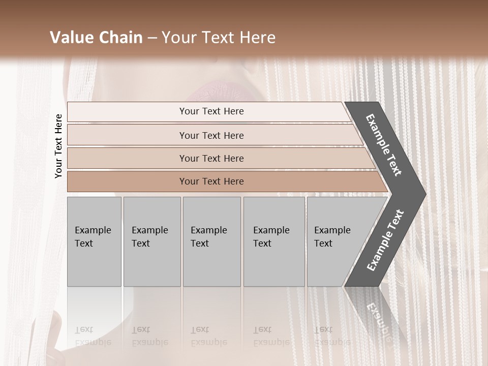 Curtain Glamour Attractive PowerPoint Template