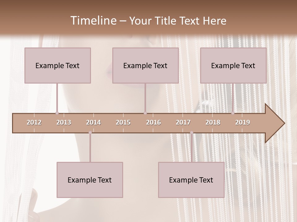 Curtain Glamour Attractive PowerPoint Template