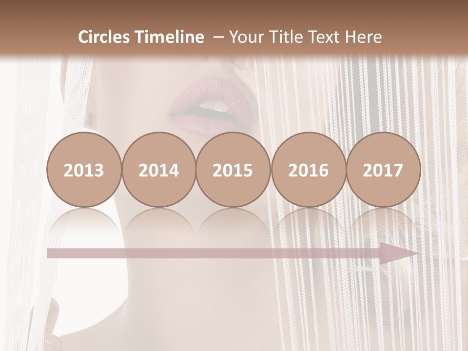 Curtain Glamour Attractive PowerPoint Template