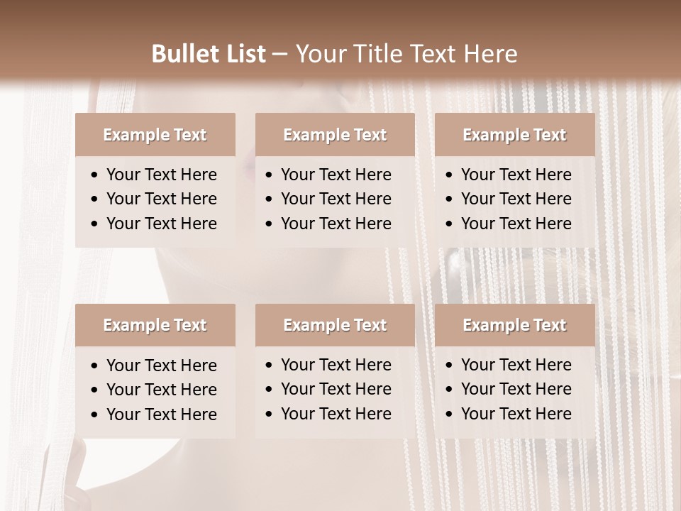 Curtain Glamour Attractive PowerPoint Template