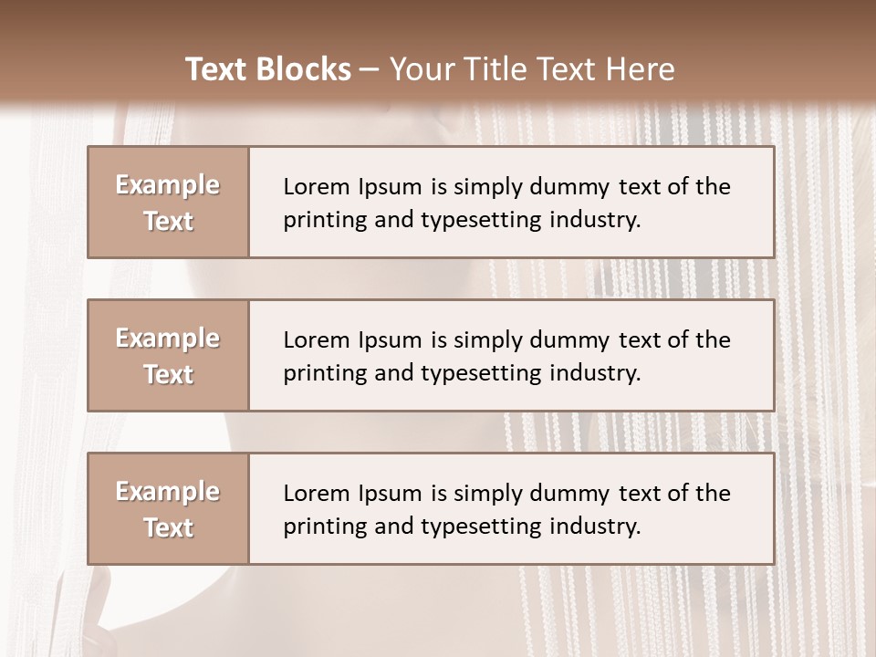 Curtain Glamour Attractive PowerPoint Template