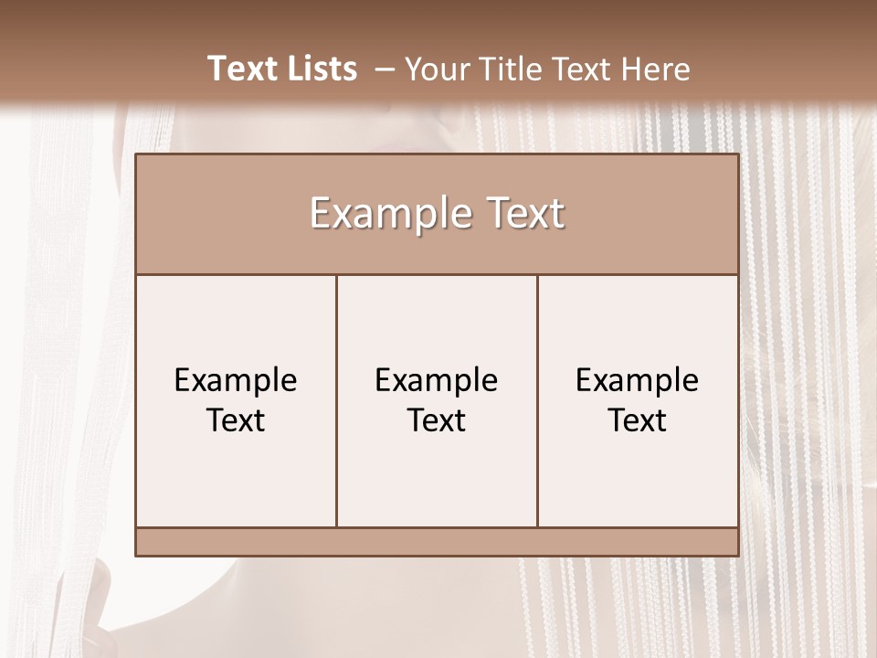 Curtain Glamour Attractive PowerPoint Template