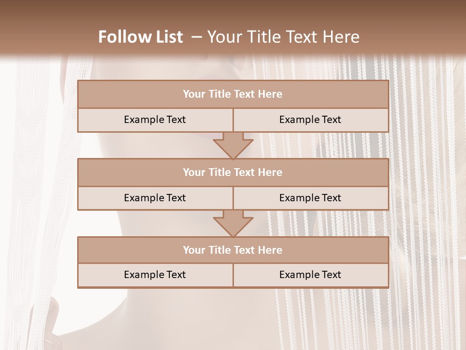 Curtain Glamour Attractive PowerPoint Template